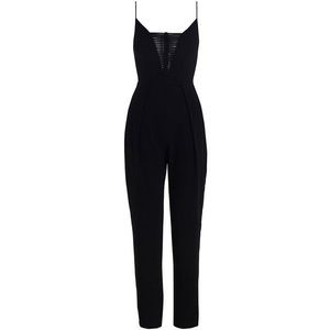 Zimmermann Women's Black Crepe Braid Jumpsuit